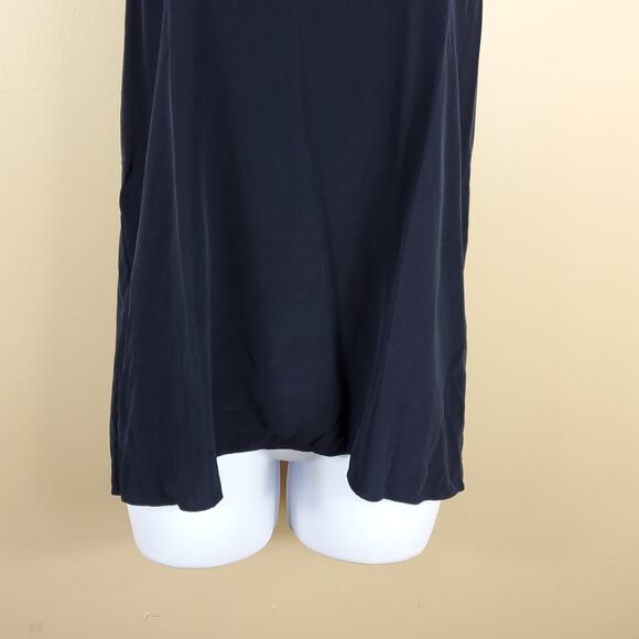 Tibi Eco Silk Halter Cami in Navy Size 4 - Picture 3 of 11